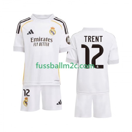 Fußballtrikots Real Madrid Trent Alexander-Arnold 12 Kinder Heim Trikotsatz 2025-2026 Fußballtrikots Real Madrid Trent Alexander-Arnold 12 Kinder Heim Trikotsatz 2025-2026